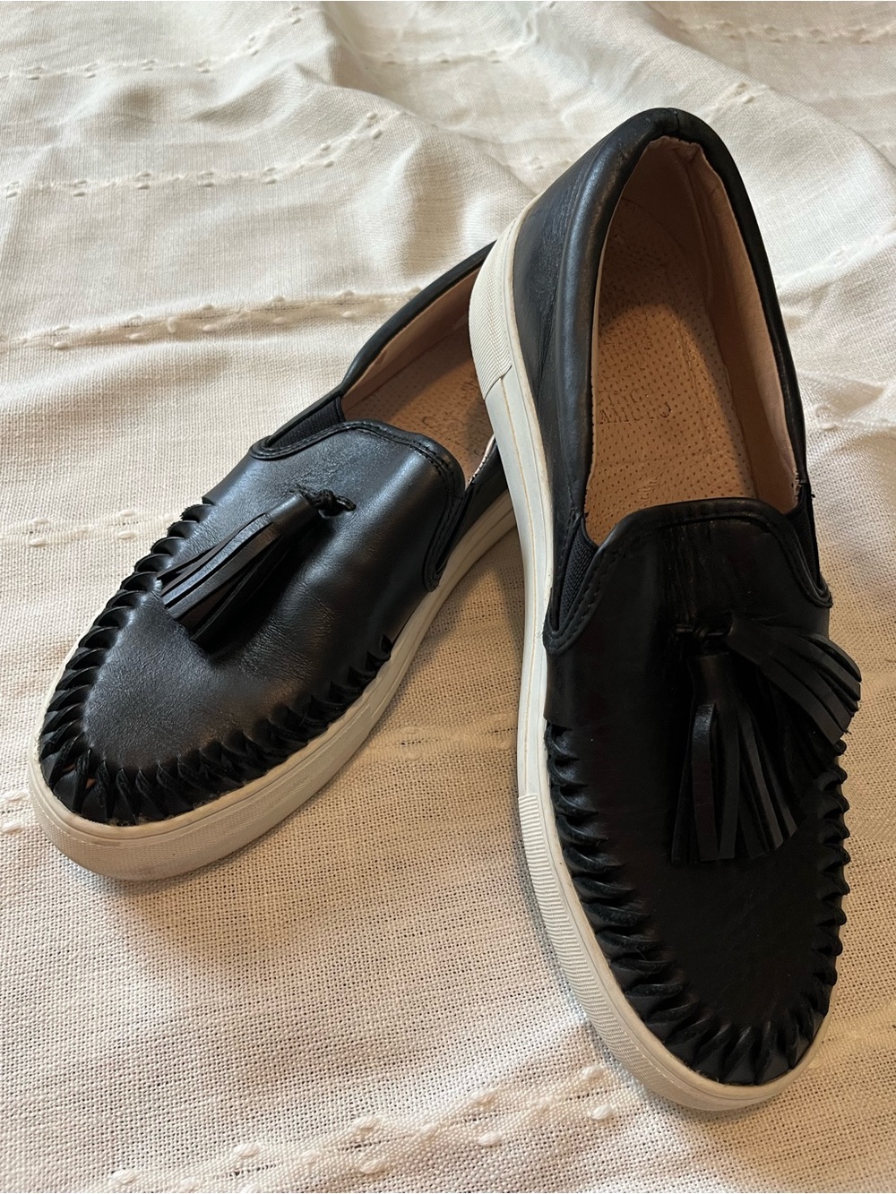 Vince Camuto Kayleena Black Platform Sneaker 8.5